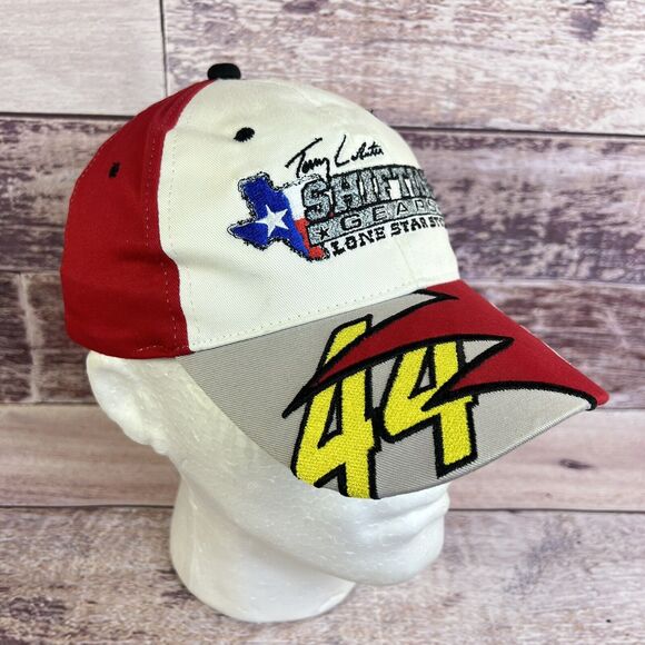 RARE Terry Labonte 44 Kelloggs Racing Hat Snapback Cap Lone Star Shark Tooth VG - Picture 2 of 15